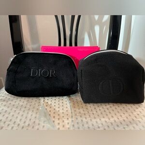❣️Bundle 2 Dior and 1 YSL cosmetic pouches❣️
